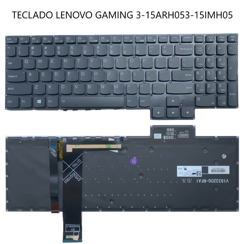 TECLADO LENOVO GAMING 3-15ARH05/3-15IMH05