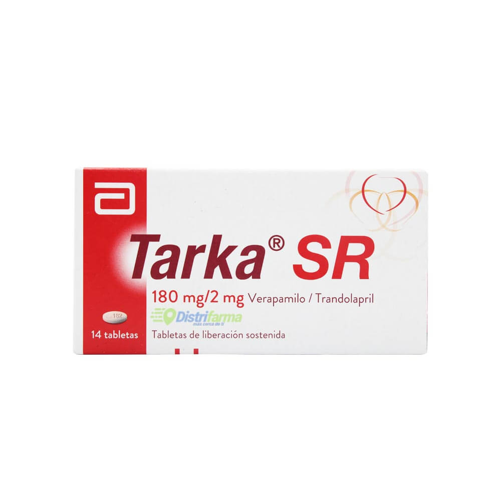 TARKA SR 180/2MG TABLETAS X 14*1