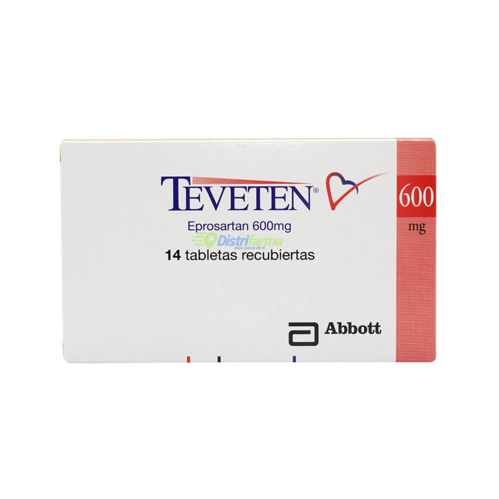 TEVETEN 600MG TABLETAS X 14*1