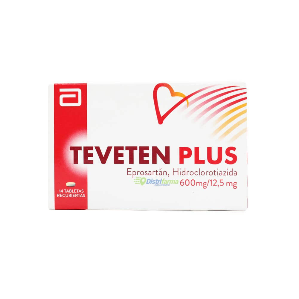 TEVETEN PLUS 600MG TABLETAS X 14*1