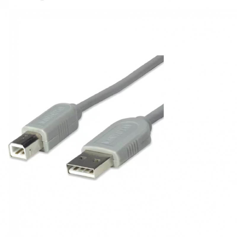 CABLE DE IMPRESORA PLOMO USB-A MALE TO B MALE 1.5 METROS