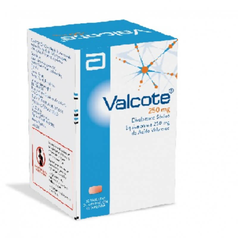VALCOTE 250MG TABLETAS FRASCO X 30