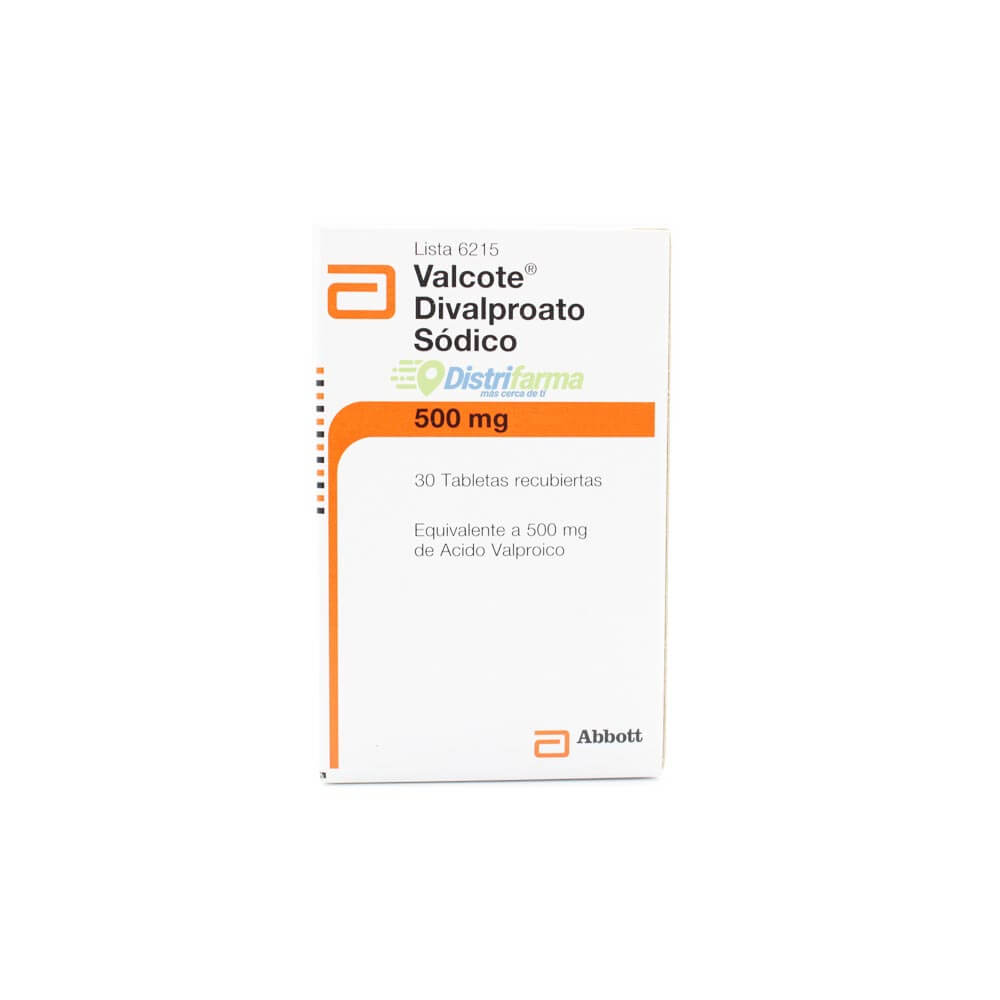 VALCOTE 500MG TABLETAS FRASCO X 30*1