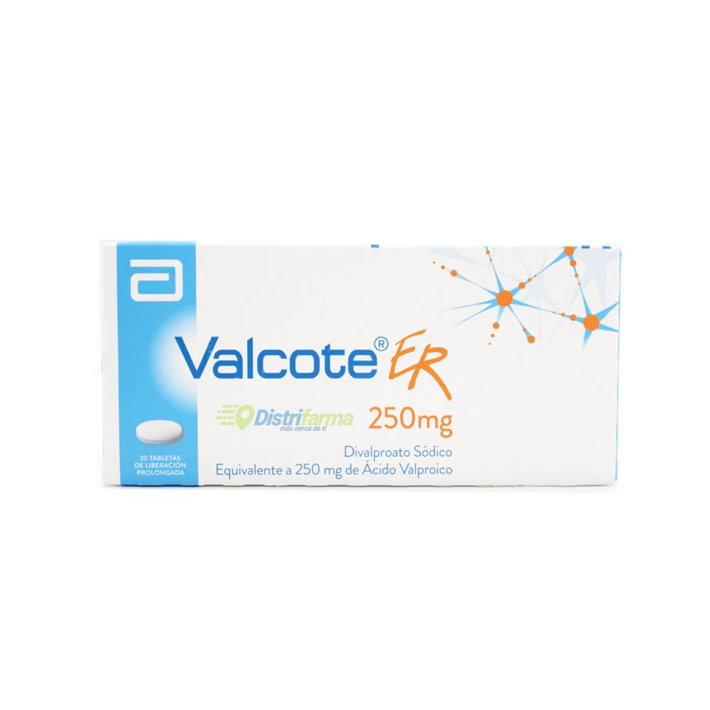 VALCOTE ER 250MG TABLETAS X 30*3