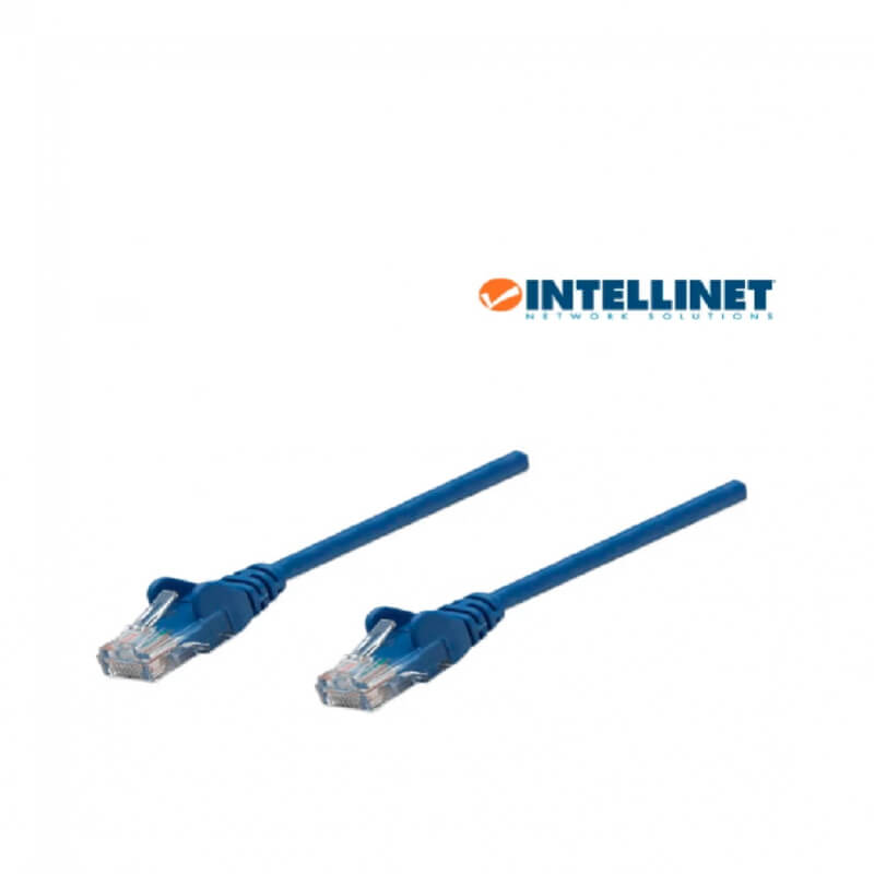 CABLE DE RED 1 METRO INTELLINET CAT 6 AZUL