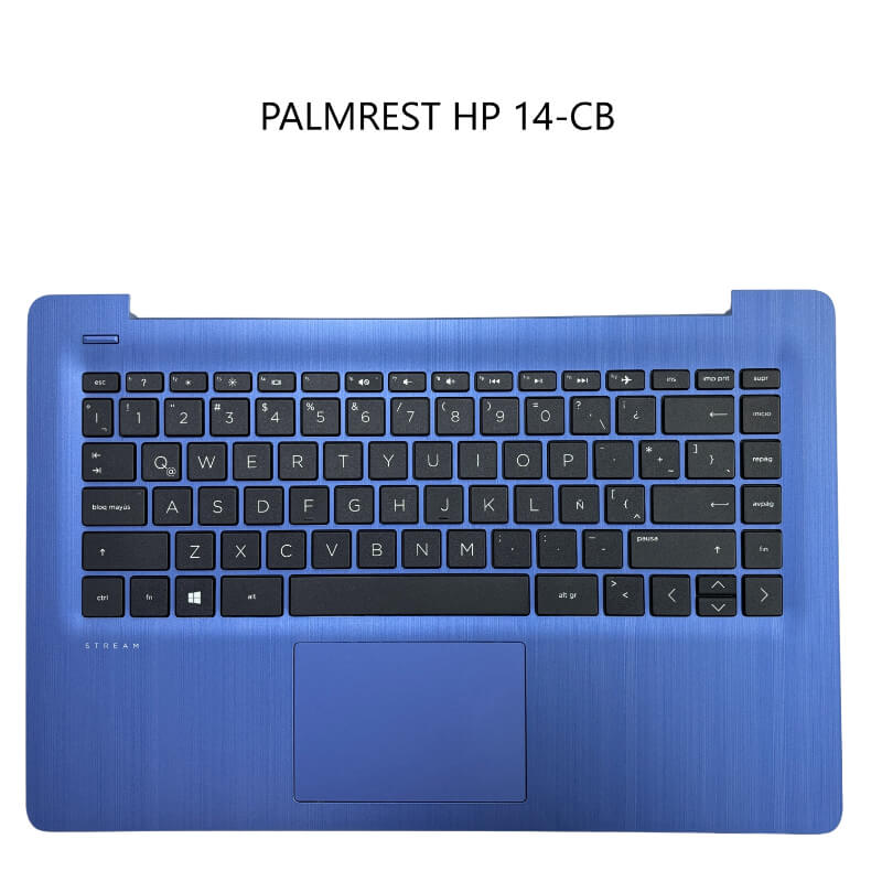 PALMREST HP 14-CB SP Blue with touch.