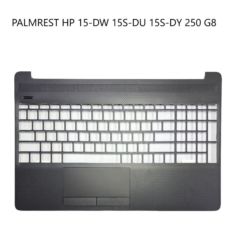 PALMREST HP 15-DW 15S-DU 15S-DY 250 G8 Palmrest Upper Case Black Without touch.