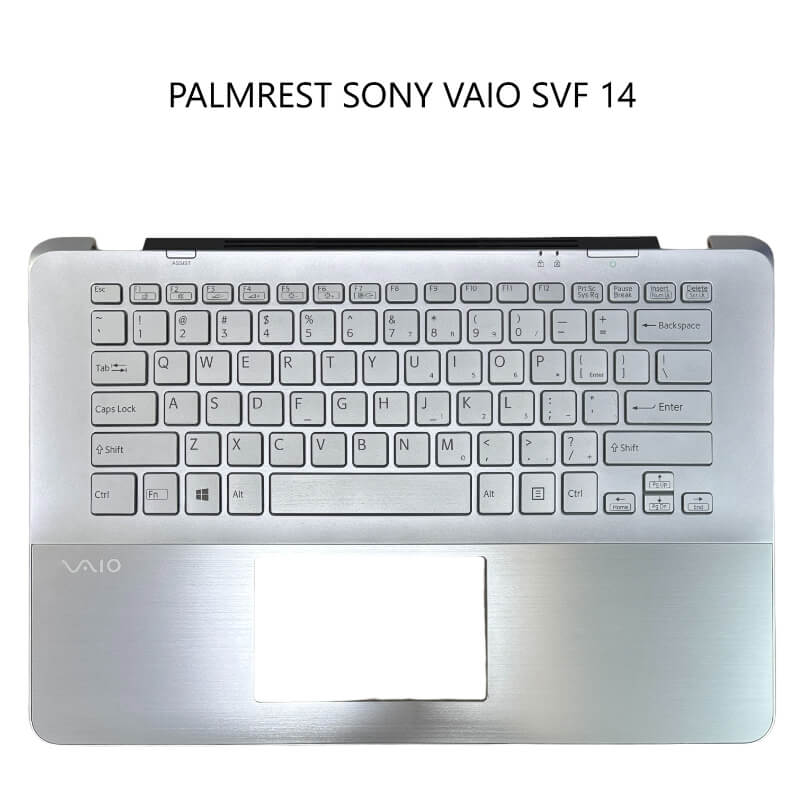 PALMREST SONY VAIO SVF 14 + TECLADO RETROILUMINADO SP + TOUCHPAD BLANCO