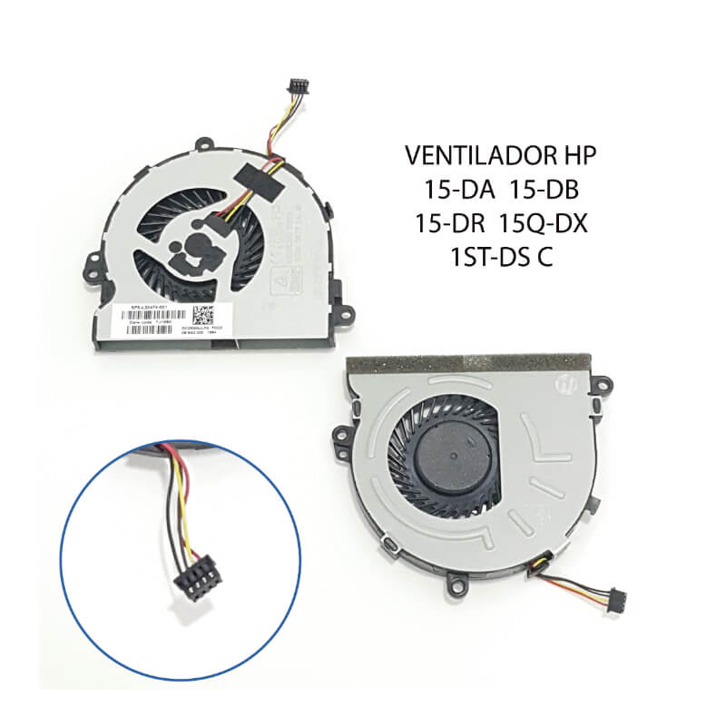 FAN HP 15-DB 15-DR 15Q-DX 15T-DS C129 C130