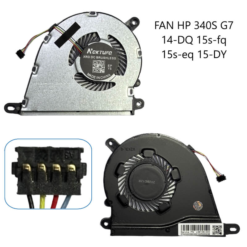 FAN HP 340S G7 14-DQ 15s-fq 15s-eq 15-DY