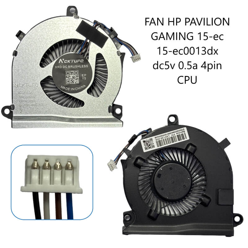 FAN HP Pavilion Gaming 15-ec 15-ec0013dx dc5v 0.5a