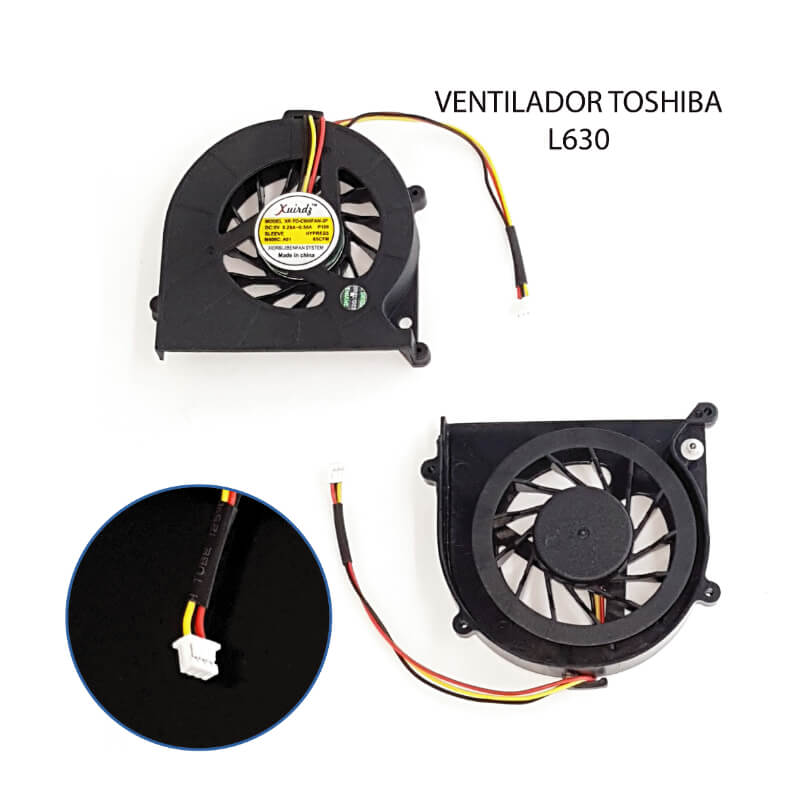 FAN TOSHIBA L630 3 PINES