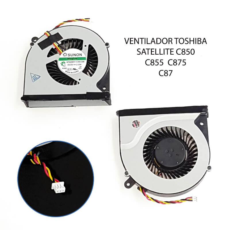 FAN Toshiba satellite C850 C855 C875 C870 L850 L870 3 PIN Version 1