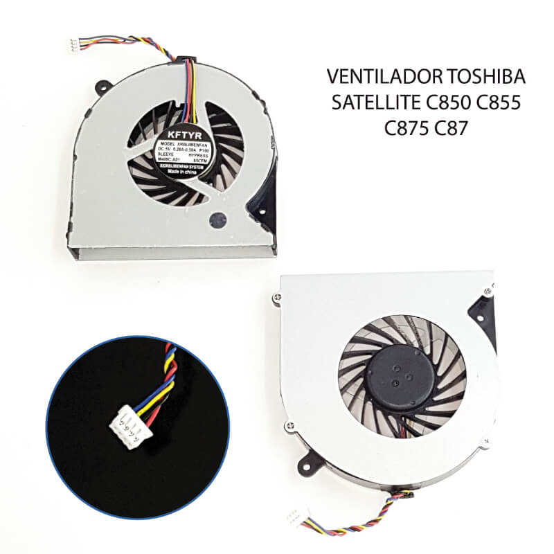 FAN Toshiba satellite C850 C855 C875 C870 L850 L870 4 PIN,Version 2