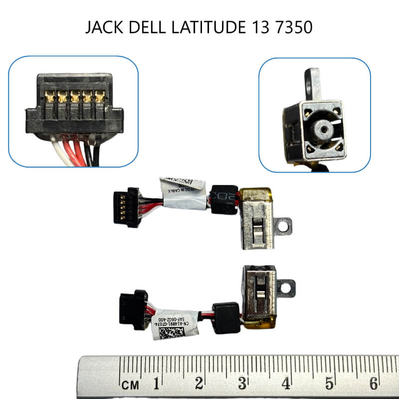 JACK DELL LATITUDE 13 7350 DC-IN CHARGING CABLE JACK HARNESS A14891(TXB 01)