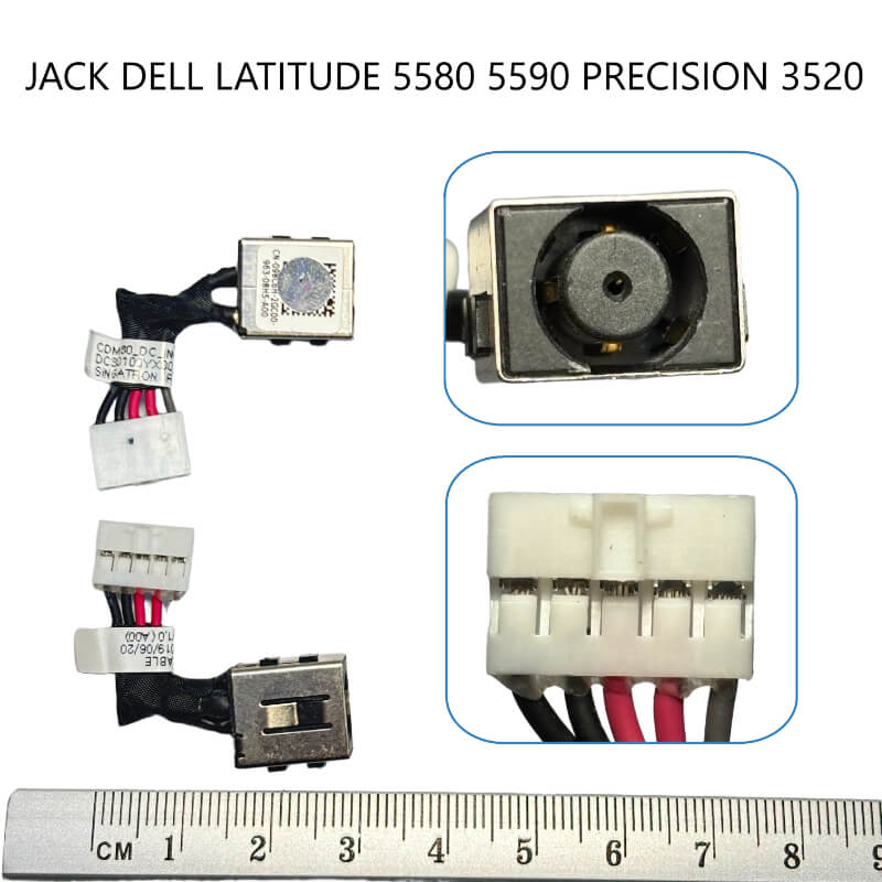 JACK DELL LATITUDE 5580 5590 Precision 3520 DC30100YX00 098C6H