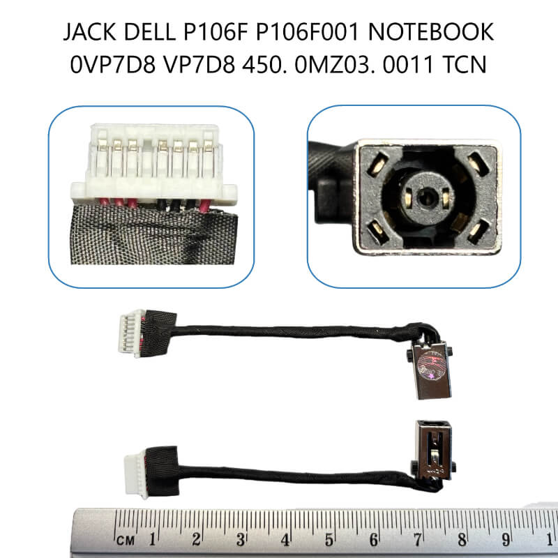 JACK DELL P106F P106F001 Notebook 0VP7D8 VP7D8 450. 0MZ03. 0011 TCN