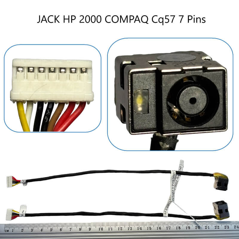 JACK HP 2000 Compaq Cq57 7 Pins