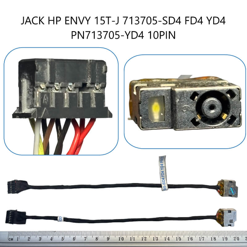 JACK HP ENVY 15T-J 713705-SD4 FD4 YD4