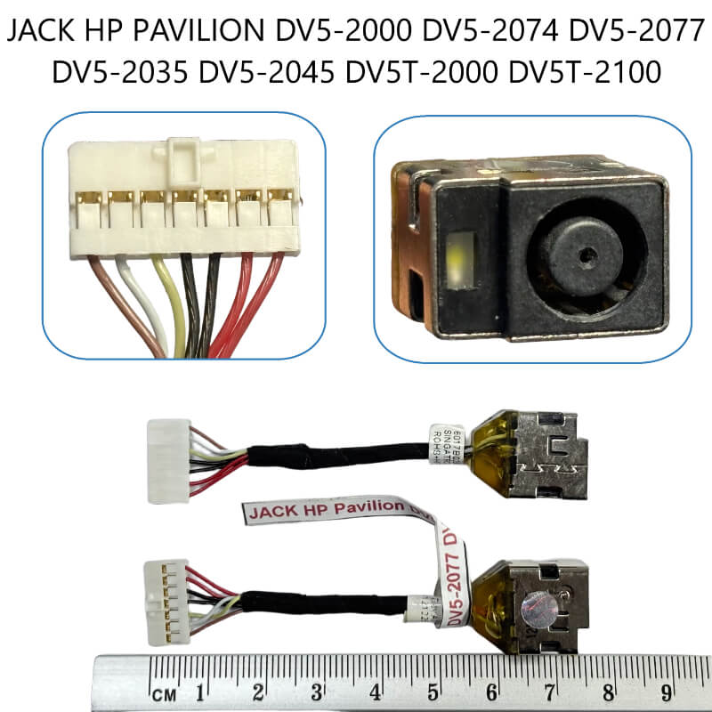 JACK HP PAVILION DV5-2000 DV5-2074 DV5-2077 DV5-2035 DV5-2045 DV5T-2000 DV5T-2100