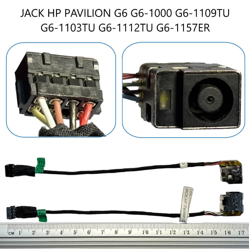 JACK HP PAVILION G6 G6-1000 G6-1109TU G6-1103TU G6-1112TU G6-1157ER G6-1860US
