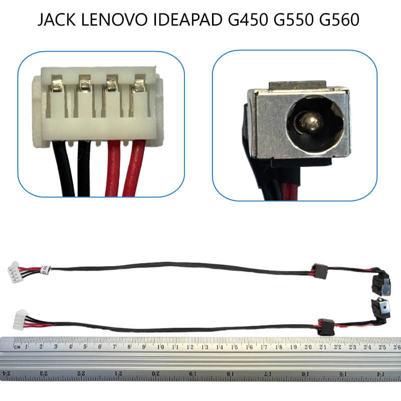 JACK LENOVO IDEAPAD G450 G550 G560(with cable)