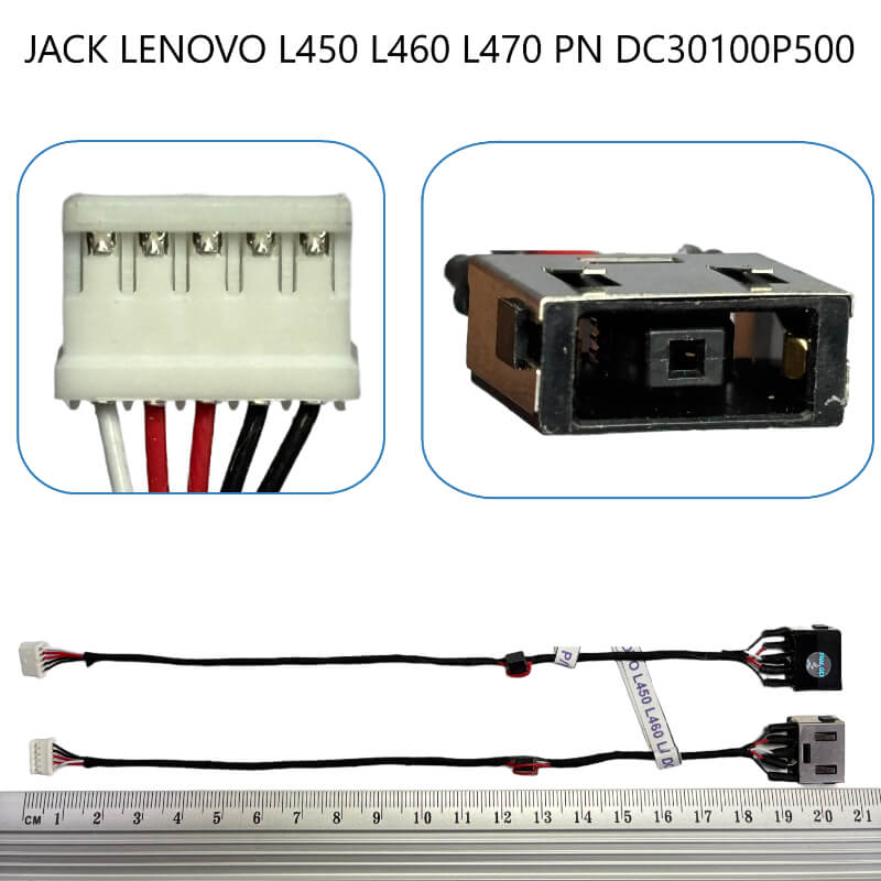 JACK LENOVO L450 L460 L470 P/N DC30100P500