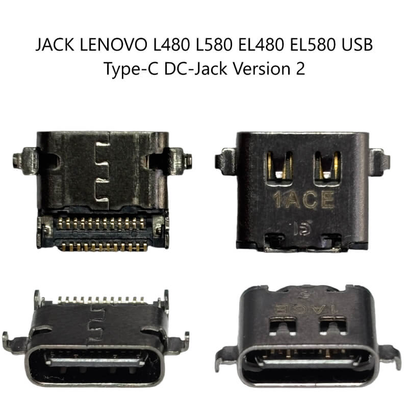 JACK LENOVO L480 L580 EL480 EL580 USB Type-C DC-Jack Version 2