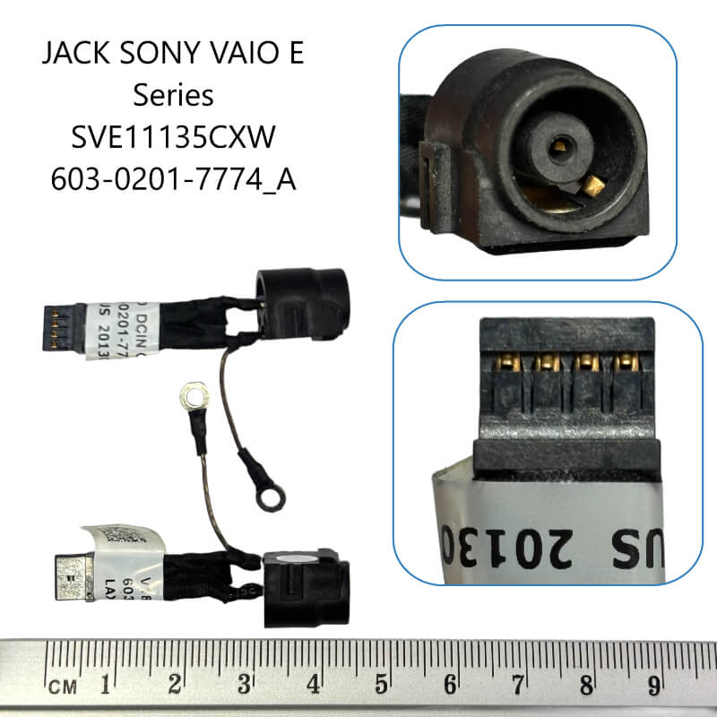 JACK SONY VAIO E Series SVE11135CXW 603-0201-7774_A(with cable?
