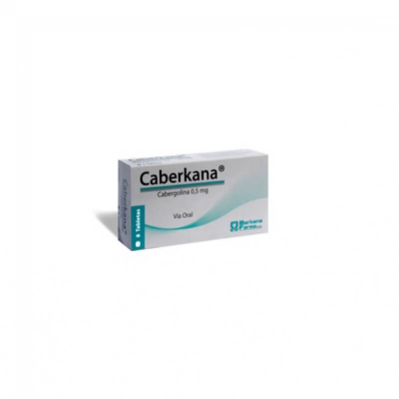 CABERKANA 0,5MG TABLETAS X 8