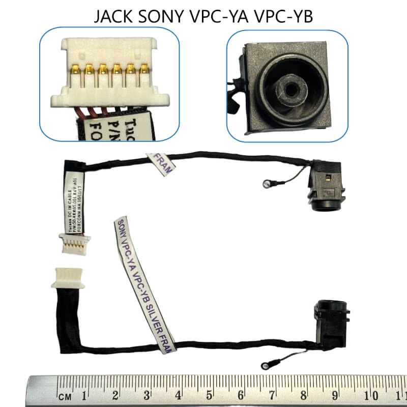 JACK SONY VPC-YA VPC-YB SILVER FRAME BLACK