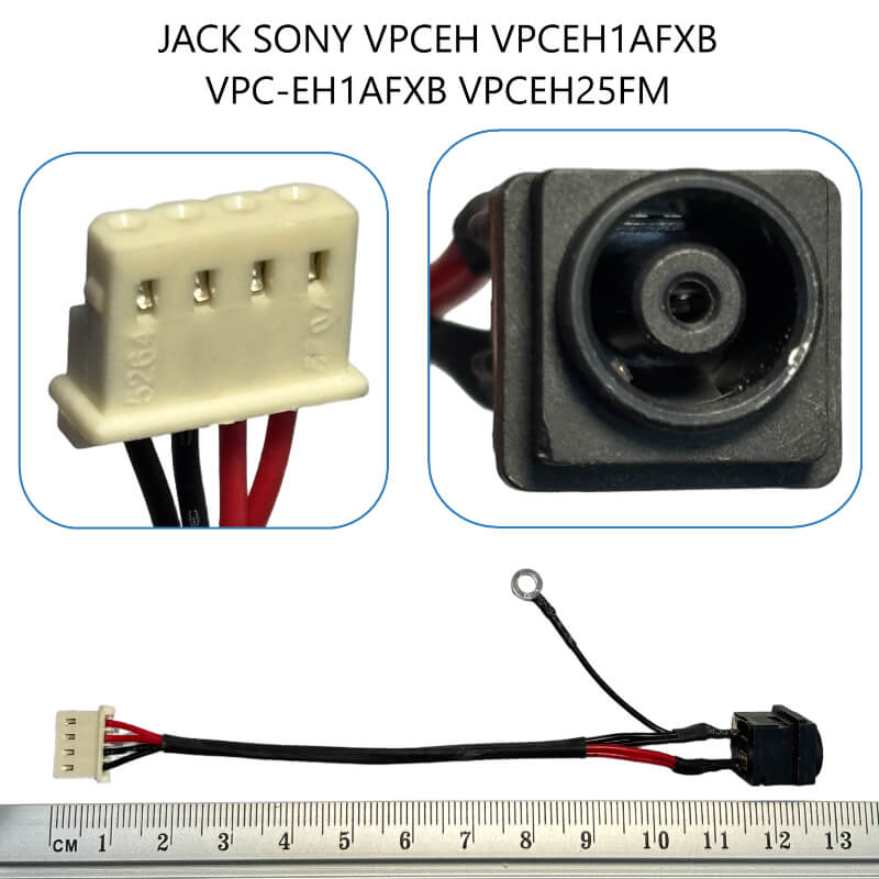 JACK SONY VPCEH VPCEH1AFX\B VPC-EH1AFX\B VPCEH25FM(with cable)