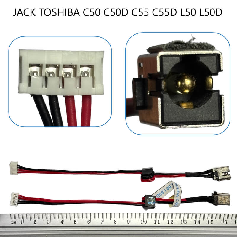 JACK TOSHIBA C50 C50D C55 C55D L50 L50D