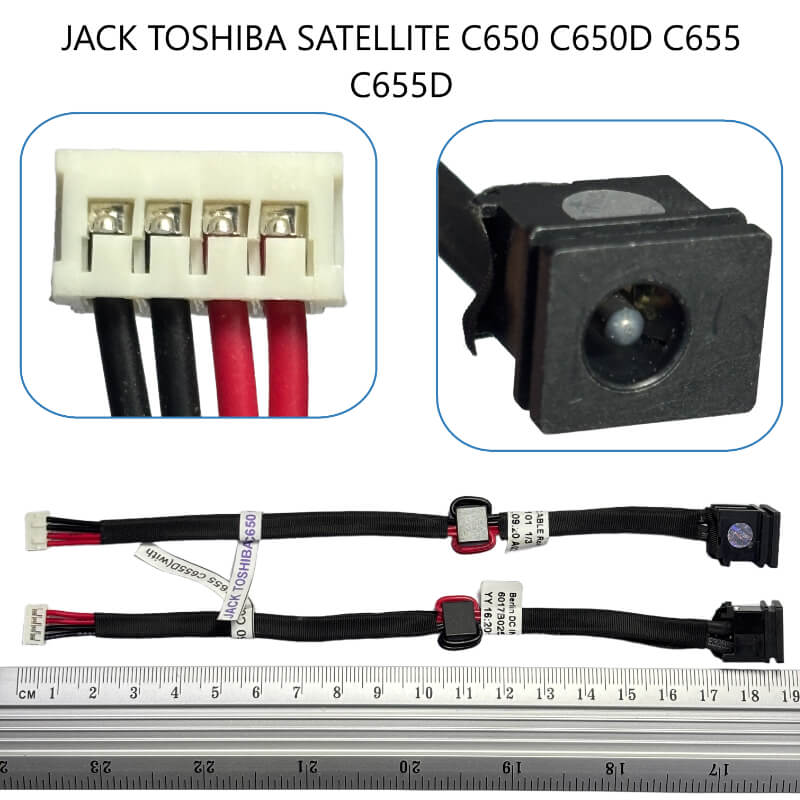 JACK TOSHIBA satellite C650 C650D C655 C655D