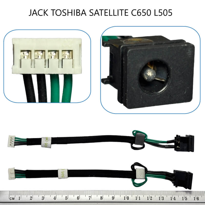 JACK TOSHIBA Satellite C650 L505