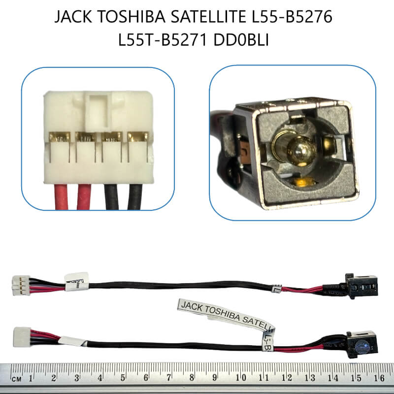 JACK TOSHIBA SATELLITE L55-B5276 L55T-B5271