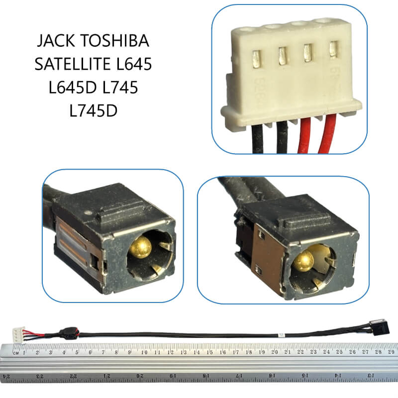 JACK TOSHIBA Satellite L645 L645D L745 L745D