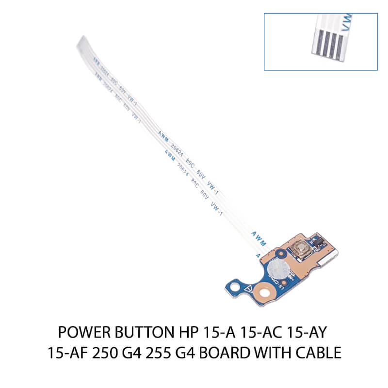 POWER BUTTON HP 15-A 15-AC 15-AY 15-AF 250 G4 255 G4