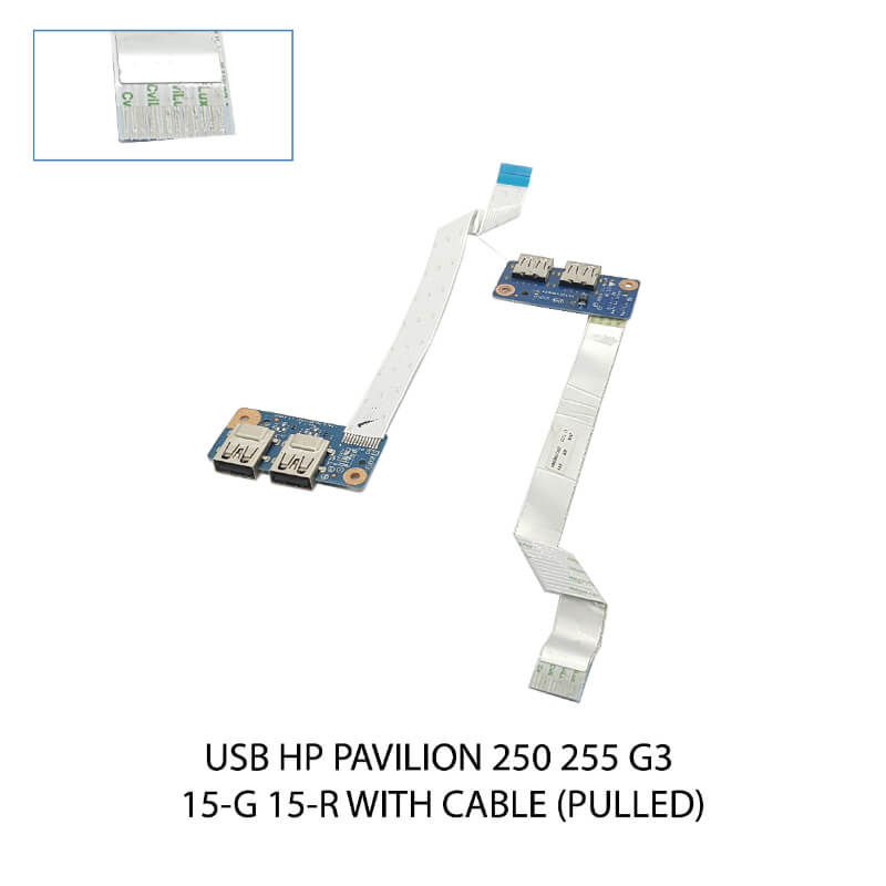 USB HP Pavilion 250 255 G3 15-G 15-R With Cable