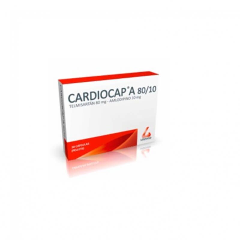 CARDIOCAP A 80/10MG CAPSULAS X 30*3