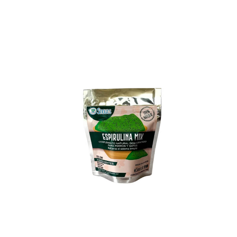 Espirulina Mix 50 gr: Complemento natural y saludable para perros. Mejora su sistema inmune