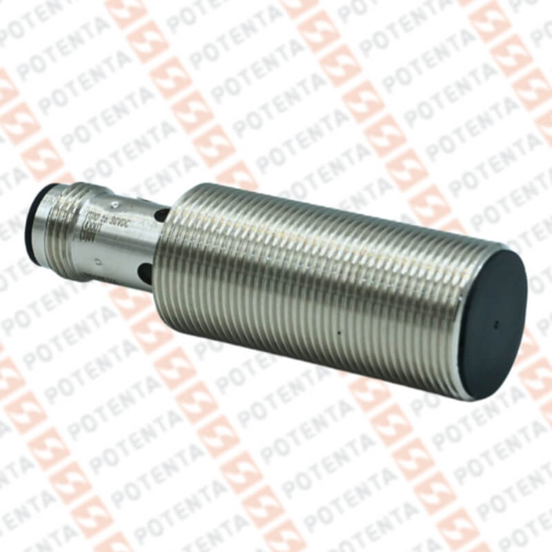 Sensor inductivo E2B. M18. 8mm Ras. 10-30Vdc. Npn-No. Con M12-4p. IP67. Omron