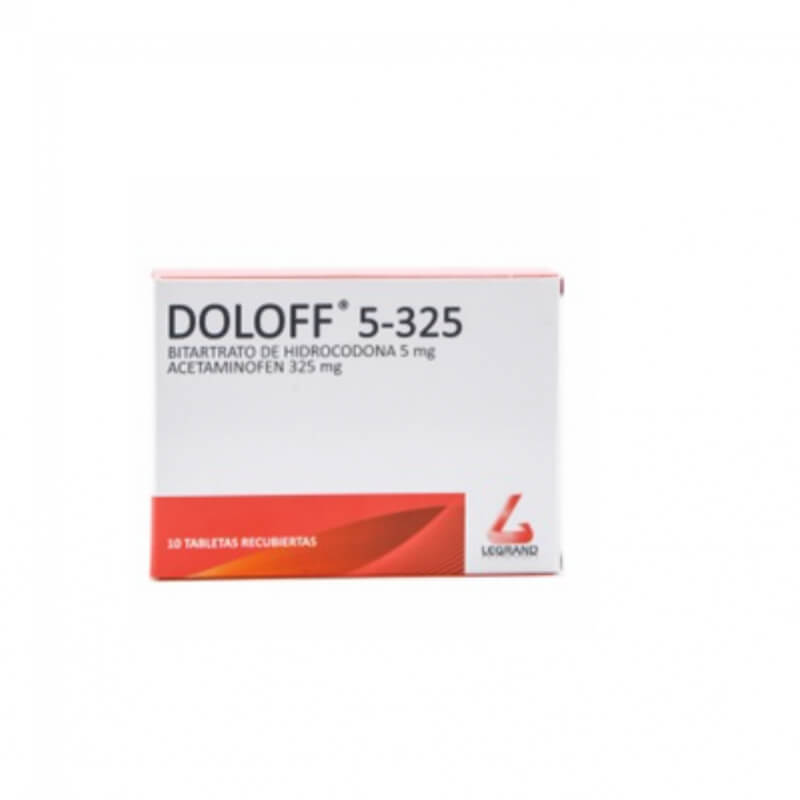 DOLOFF 5-325 MG TABLETAS X 30*3