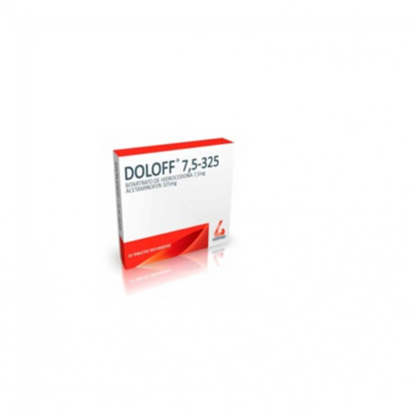 DOLOFF 7,5-325 MG TABLETAS X 10