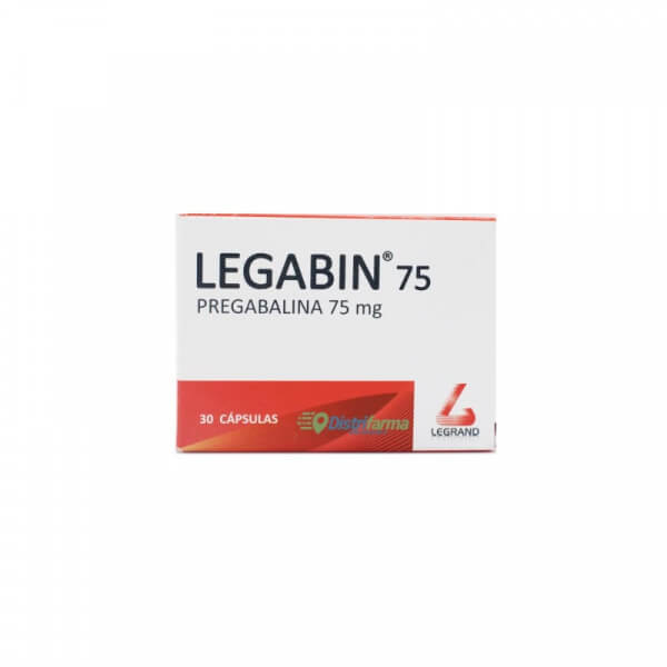 LEGABIN 75MG CAPSULAS X 30*3