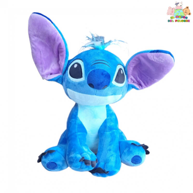 Peluche Stitch #2.5 Nacional – Alienígena Azul con Orejas Largas | 35cm de Altura | El Mundo del Peluche Querétaro