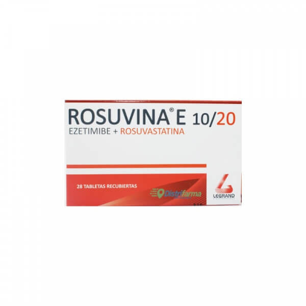 ROSUVINA E 10/20MG TABLETAS X 28*4