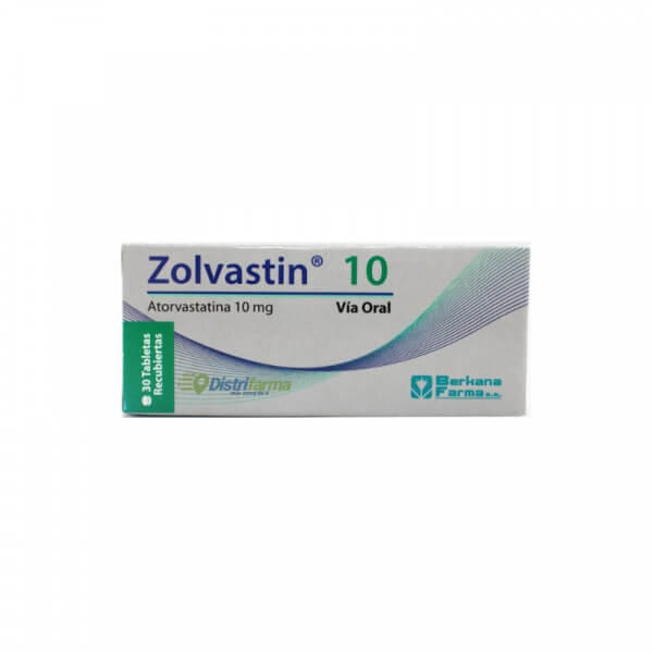 ZOLVASTIN 10MG TABLETAS X 30*3