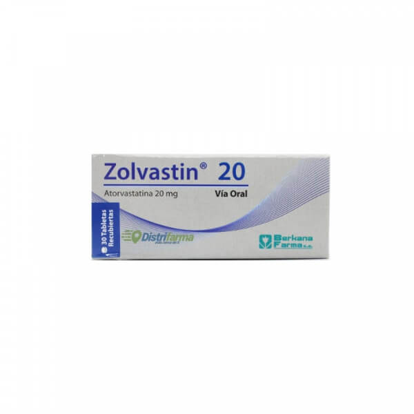 ZOLVASTIN 20MG TABLETAS X 30*3