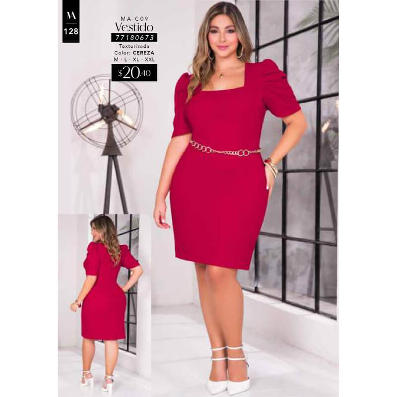 77180673 Vestido talla plus